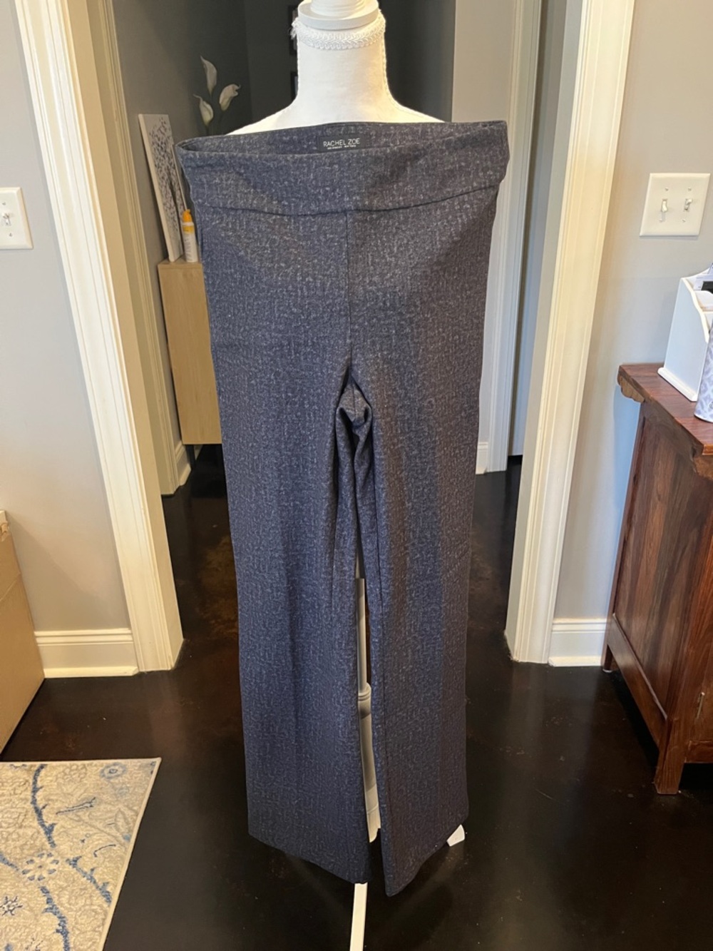Rachel Zoe Knit Trousers in Charcoal